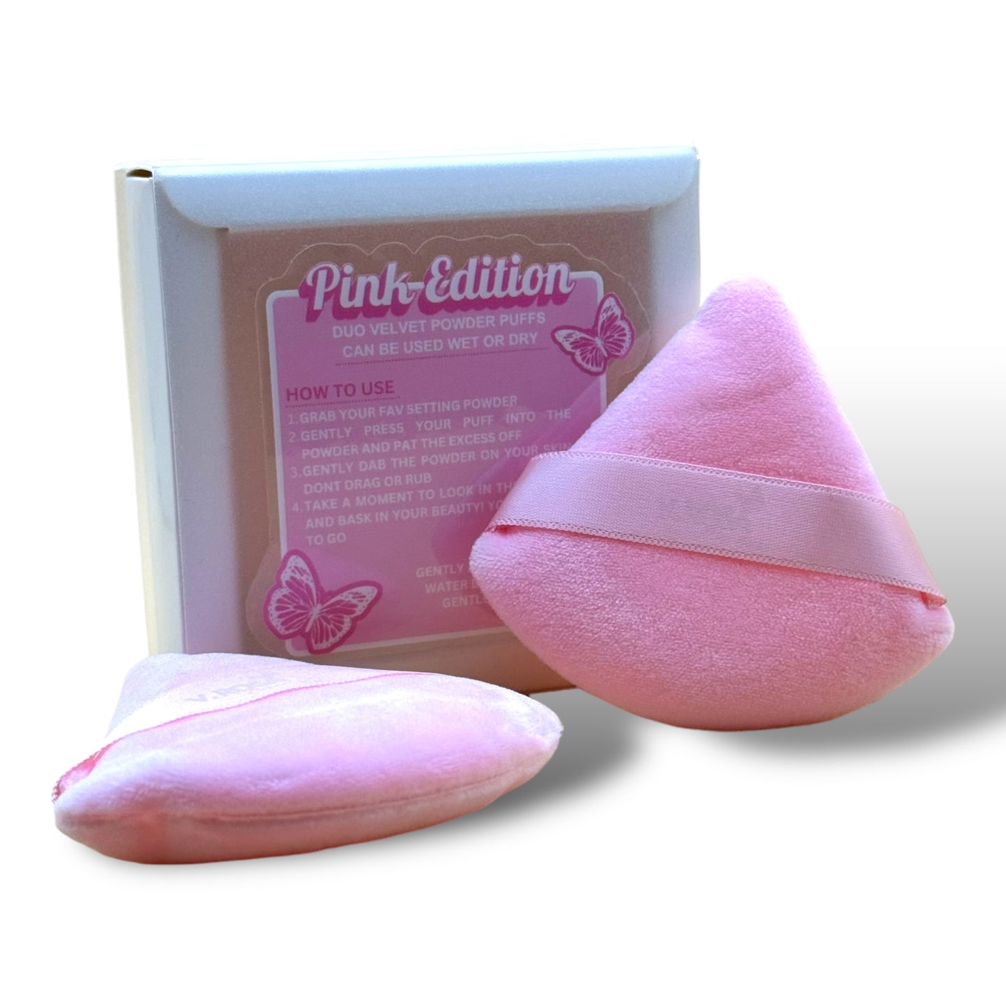 Bake & Go Pink Edition Powder Puffs