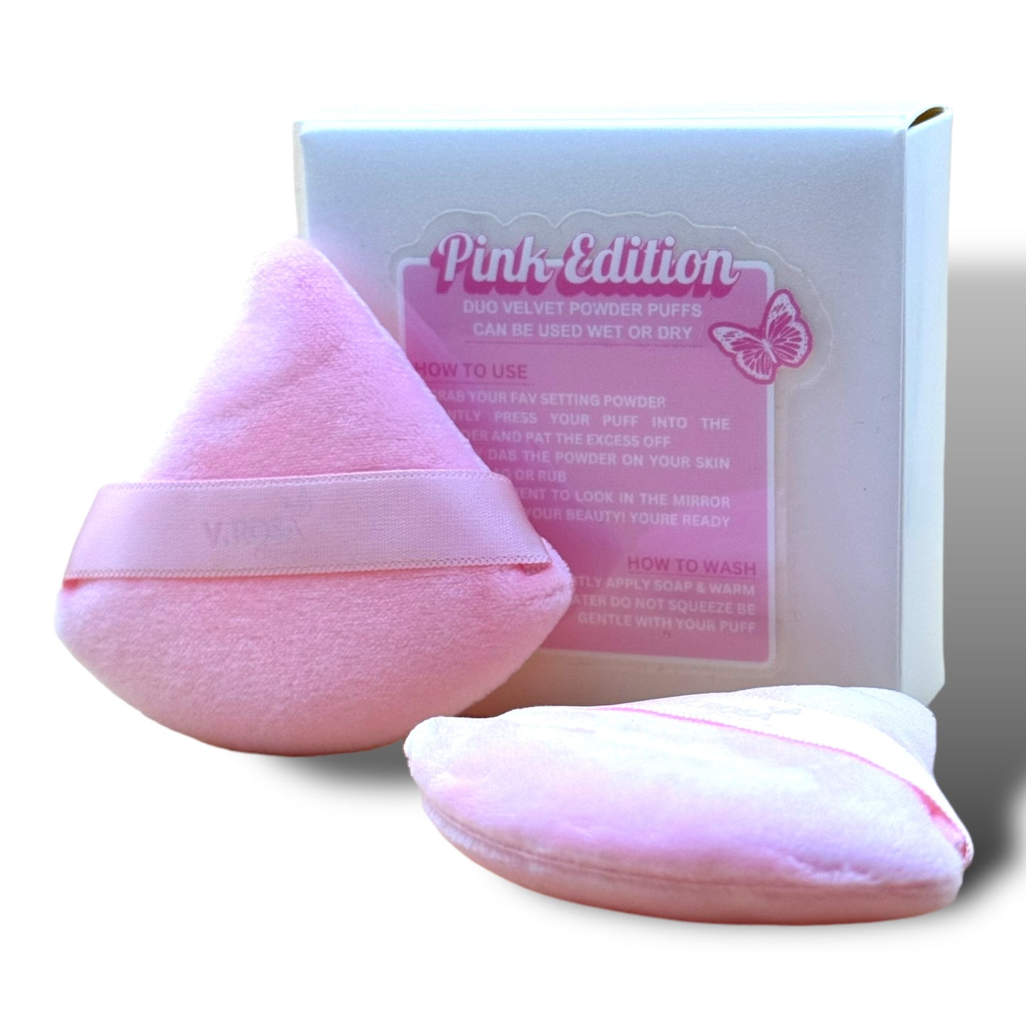 Bake & Go Pink Edition Powder Puffs