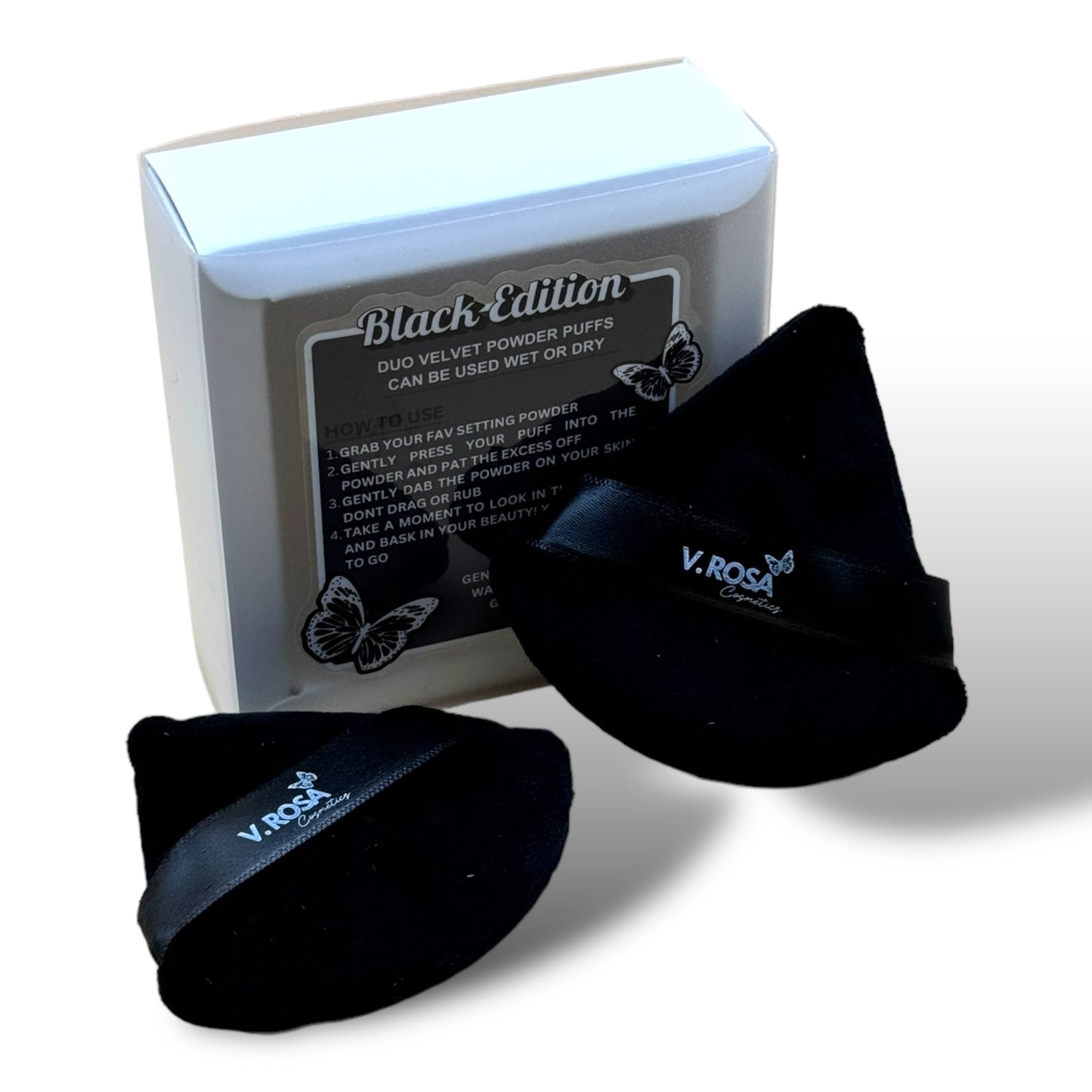 Bake & Go Black Edition Powder Puffs