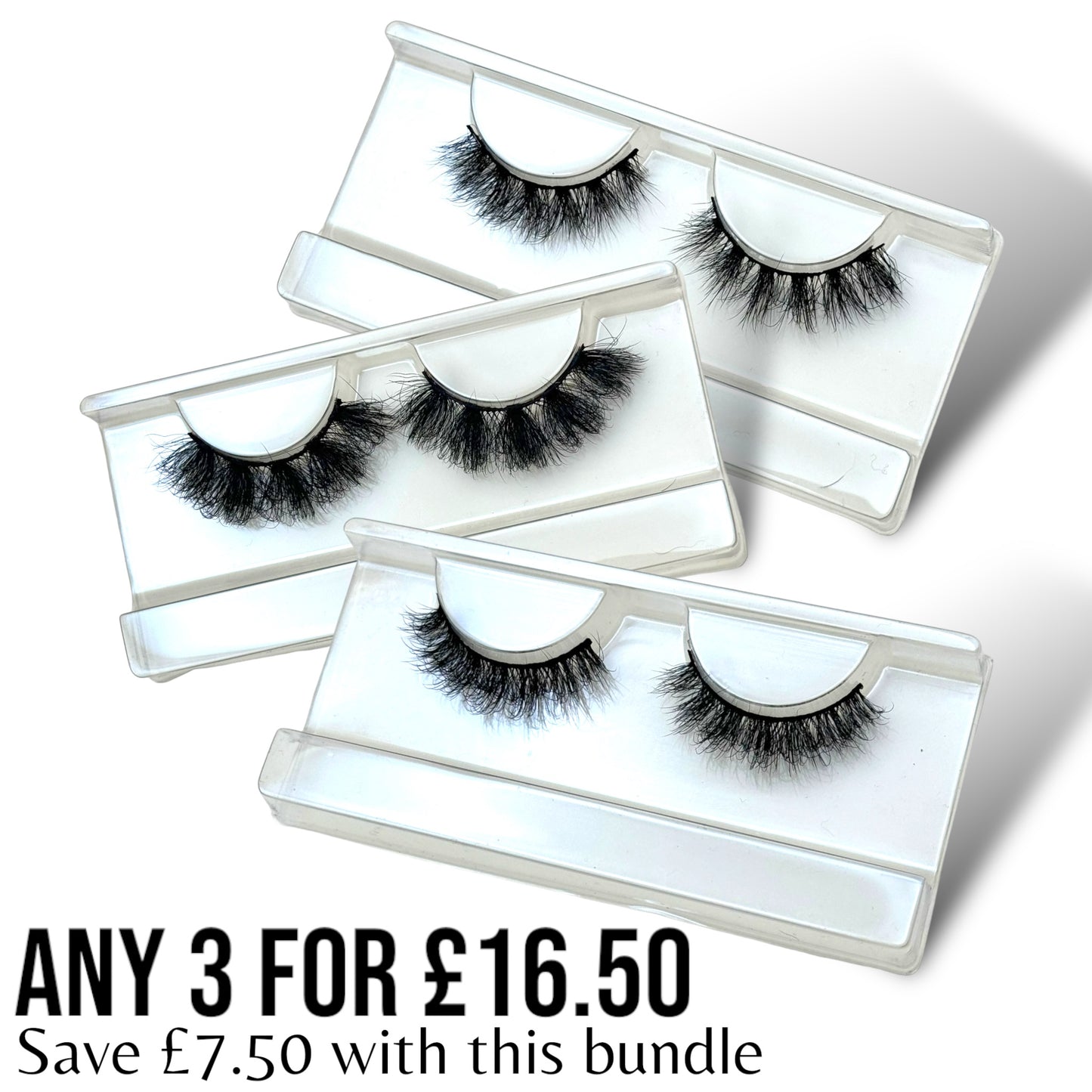3 FOR £16.50 Eyelash Bundle