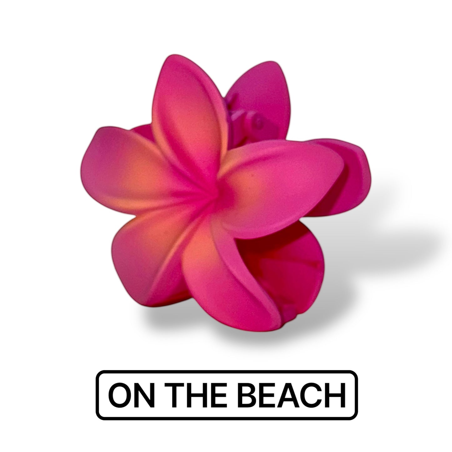 On The Beach- Flower Hair Claw