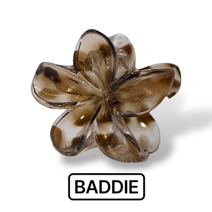 Baddie  - Flower Hair Claw