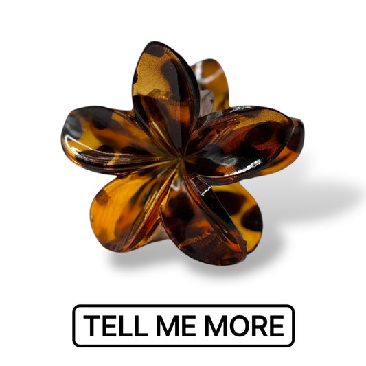 Tell Me More - Flower Hair Claw